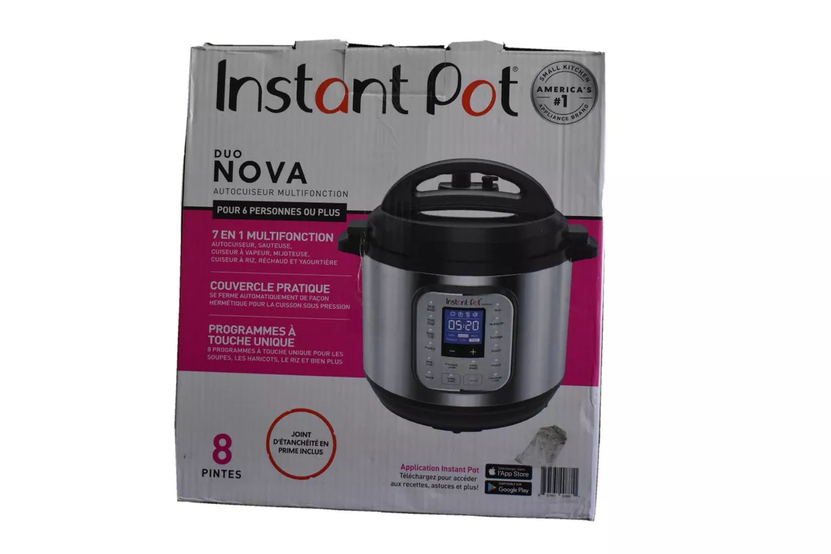 IPDUO80 Instant Pot Duo80 8 Quart 1200w 7-in-1 Programmable