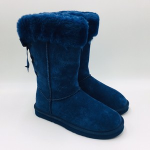 navy suede tall boots