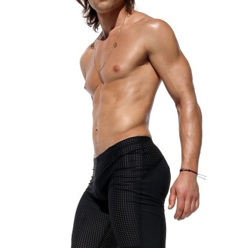 NWT Rufskin Track Perfo-Mesh Swim Cycle Shorts Sz L - Picture 4 of 15