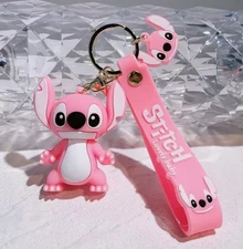 Stitch Keychain Charm 3D Figure Stitch Silicone Keychain