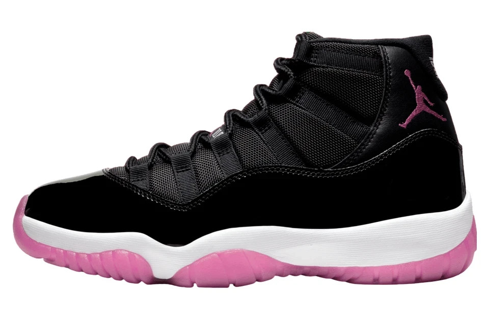 black and purple jordan 11