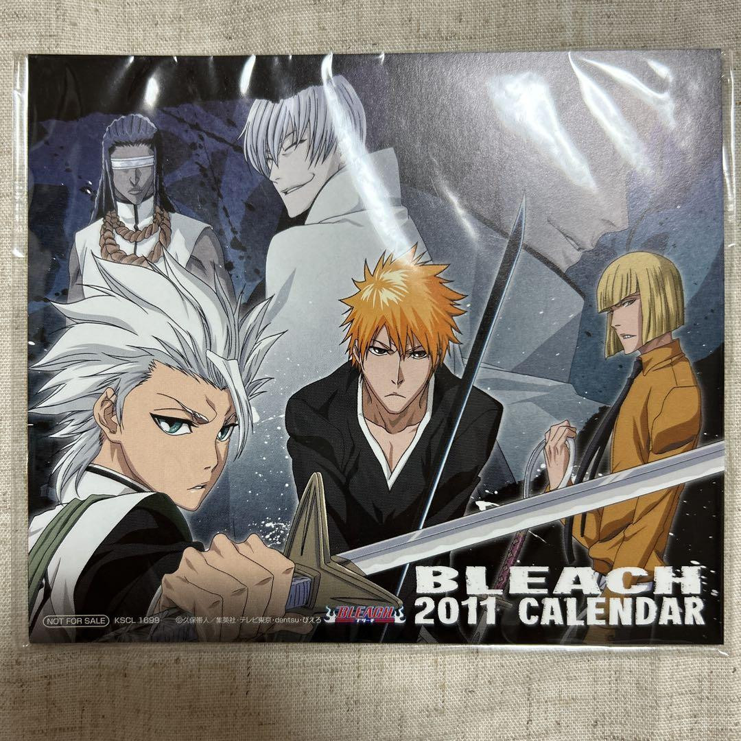 Bleach 2011 Calendar - Ichigo & Byakuya Characters - in Bag Bleach 2011 Calendar - Ichigo & Byakuya Characters - in Bag