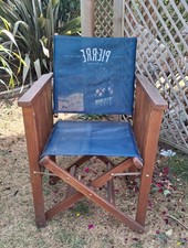 Southsea Deckchairs Directors Tennis Chair Wooden With Tilt Back