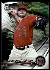 Landon Marceaux 2022 Bowman Platinum #TOP-26 Top Prospects Ice Foilboard Angels