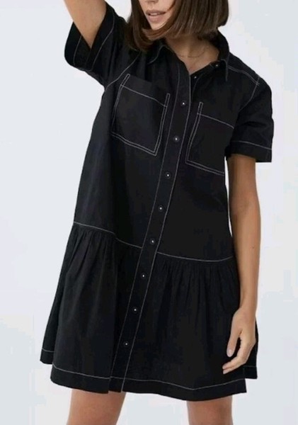 COTTON ON Scout Mini Shirt Dress Size Large