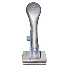 Vintage Official Regulation Justrite Stationary Desk Seal & Embosser