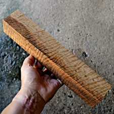 Exotic Flame Satinwood Spindle Blank 53x307x50mm DIY Woodworking  Crafts 1185