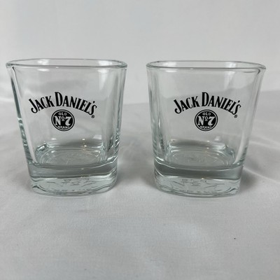 Jack Daniel s Whiskey Glasses Old No. 7 Drinking Glass Set Of 2