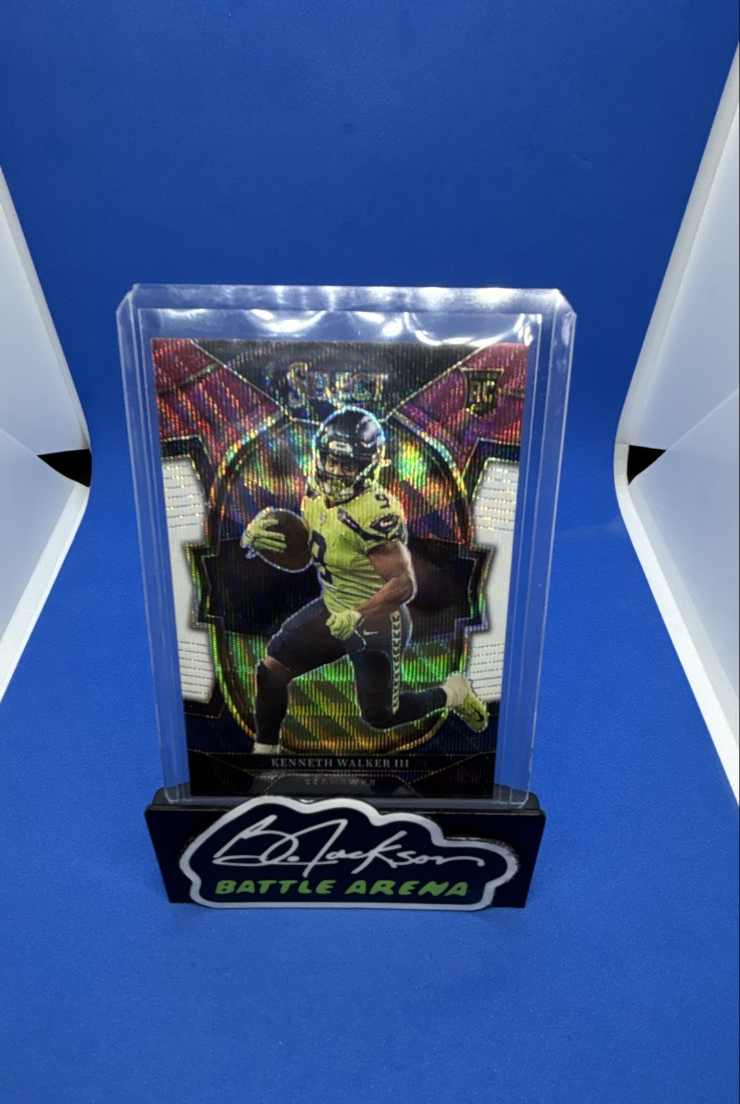 2022 Panini Select - Concourse Kenneth Walker III #2 Tri-Color Prizm /249 (RC)