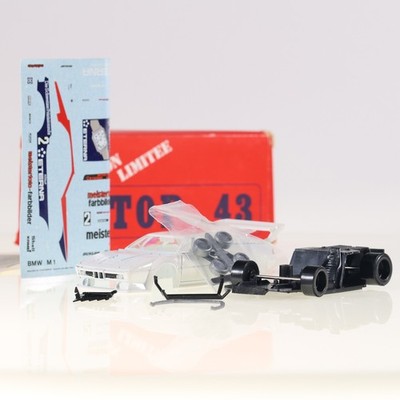 Solido BMW M1 Meisterfoto #2 Top 43 1/43 Metall Modellauto Weiß in KIT mit Box