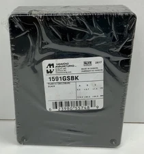 Hammond Manufacturing: P/N- 1591GSBK ABS Project Box Black
