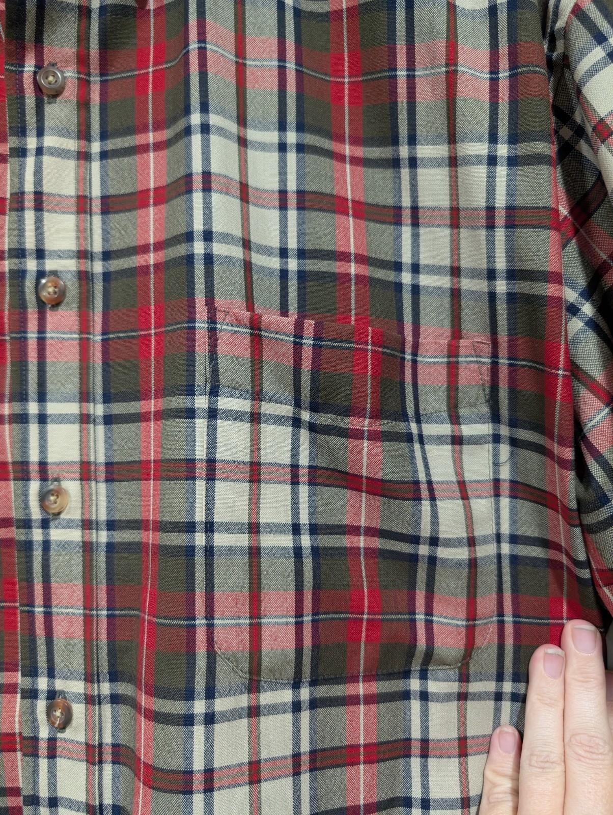 Pendleton 100% Wool Classic Plaid Button Down Shi… - image 8