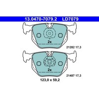 Bremsbelagsatz Scheibenbremse ATE 13.0470-7079.2 FüR BMW Land Rover 7Er X3