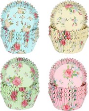 Floral Standard Cupcake Liners 400 Count Colorful Paper Baking Cups Food