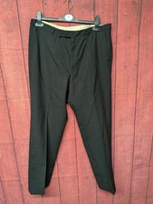 Alkit Mens Black Tailored Trousers Size 30R Military British Army Uniform