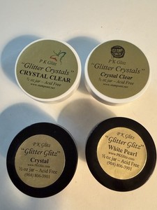P K Glitz Crystal Glitter Glitz  4  1/2 Oz Beautiful Glitter Brand New Acid-free