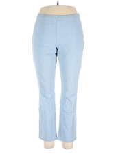 H By Halston Women Blue Casual Pants 14