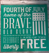 Chalk Couture Transfers Size D 18"x18" Patriotic. New in package