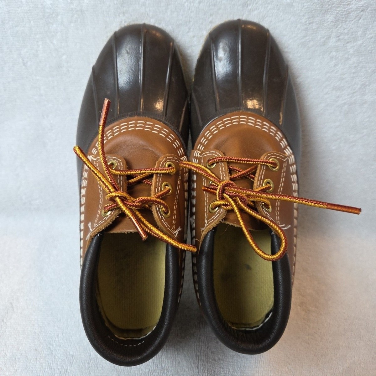 Vintage LL Bean Bean Boots Mens Sz 6 Brown Made In USA Low  display picture 2
