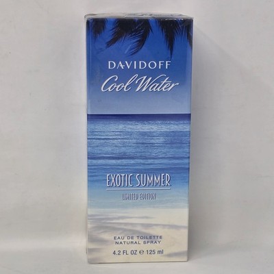 Cool Water Exotic Summer 4.2 Oz / 125 Ml by Davidoff Spray For Men New Sealed