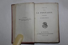 1798 Jean de la Fontaine Contes Paris Didot Jeune