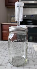 Fermentation Lids For Wide Mouth Mason Jars 6 Pack With Date Tracker Valves