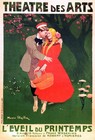 14064.Wall Decor Poster.Vintage Interior Art.L’Éveil du Printemps French Theatre