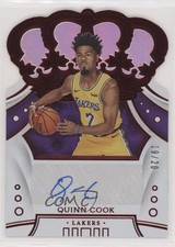 2019-20 Panini Crown Royale Crown Auto Red 19/20 Quinn Cook #CA-QCK Auto s3g