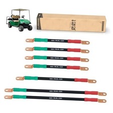 Golf Cart Battery Cables 4 Gauge Pure Copper for EZGO TXT 36V  48V 1994