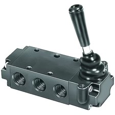 Parker 520831000 Manual Air Control Valve, 4-Way, 1/4In Npt