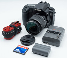 Canon EOS 20D DSLR Camera w/ EF-S 18-55mm F/3.5-5.6 , Lens , Charger  1GB CF