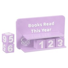 Books Read This Year Tracker for Reader Book Lovers Teachers, Lavender