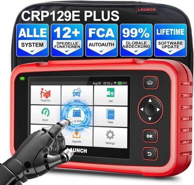 2026 Launch CRP129E PLUS PRO Profi OBD2 Diagnosegerät ALLE SYSTEM TPMS EPB SAS