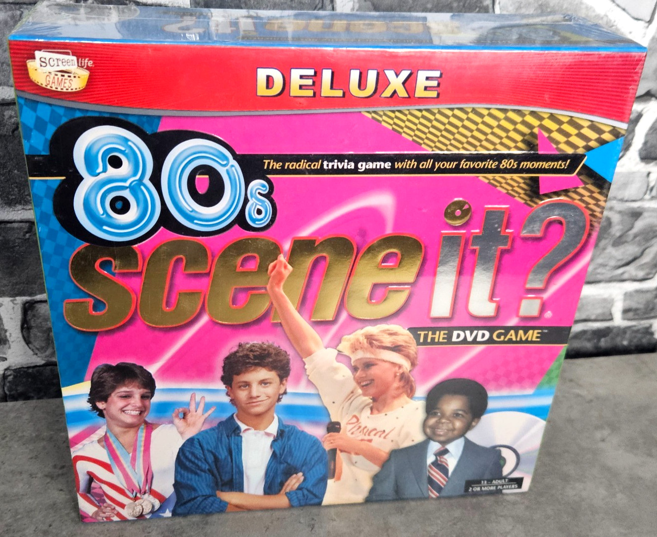 Scene It? 80s Deluxe DVD Trivia Board Game