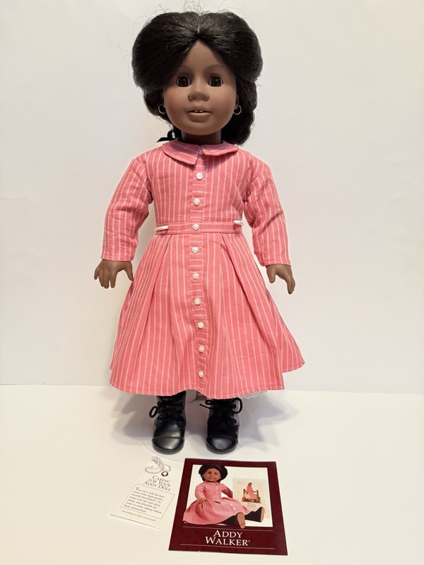 American Girl Pleasant Company - Addy Walker - 18” Doll - Original Meet Outfit