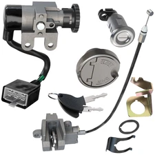 Complete Ignition Switch Key Set 5-wire System Gy6 49cc 50cc 150cc Scooter Moped