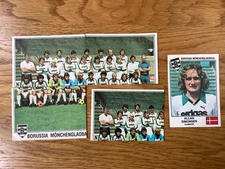 Panini Euro Football 79 unused stickers - Borussia Mönchengladbach and Simonsen