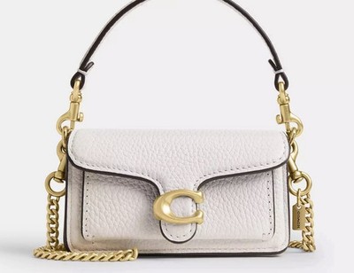 Coach Official Tabby bag charm CCZ00 B4/HA Brass/chalk | eBay