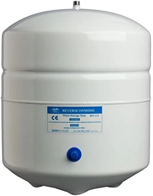 Tanque compacto de ósmosis inversa prepresurizado de 4 galones - Fácil instalación, se adapta a la mayoría de los sistemas Foto 2 de 2
