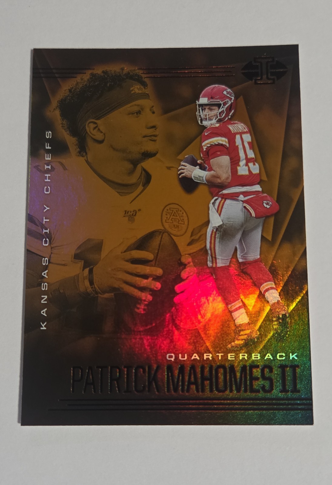 2020 Panini Illusions - Patrick Mahomes II #2 Trophy Collection Orange