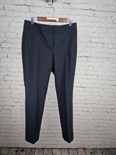 NWT Ann Taylor Factory Navy Curvy Slim Leg Dress Pants Women's 6