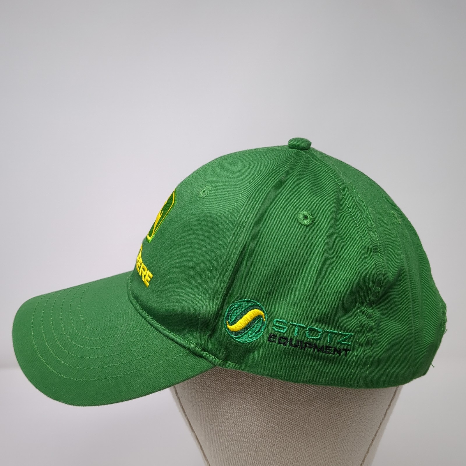 John Deere Logo Patch Snapback Hat Green One Size… - image 3