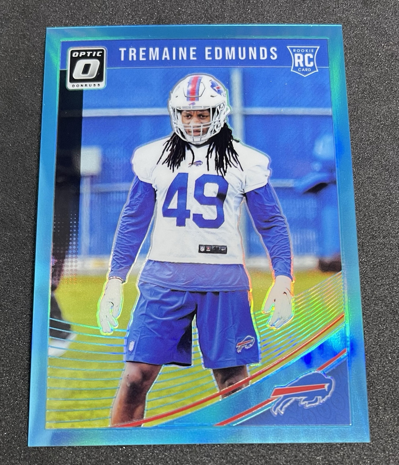 2018 Panini Donruss Optic Tremaine Edmunds Aqua /299 Rookie Bills #107 Bears