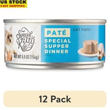 Moist Pate Cat Food Chicken Fish Flavor Complete Nutrition Easy Open Can 5.5oz