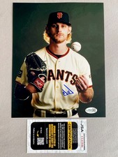 SAN FRANCISCO GIANTS CARSON WHISENHUNT AUTOGRAPH 8x10 PORTRAIT PHOTO JSA CL61846
