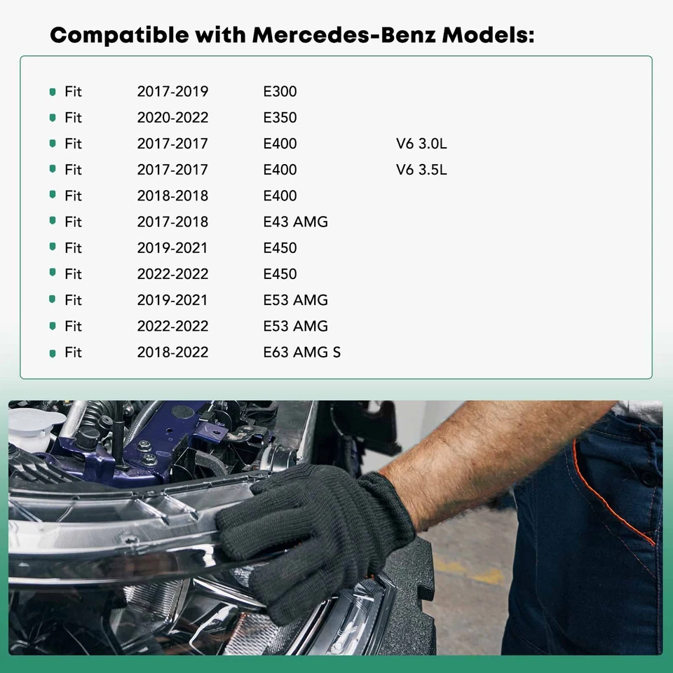 Soporte radiador central para Mercedes-Benz W213 E300 E350 E400 E43 AMG aluminio Foto 2 de 4