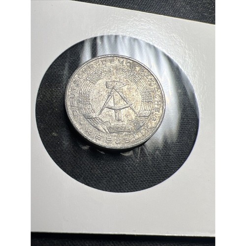 1970 East Germany 10 Pfennig Much Lower Mintage! Z5721 - Picture 2 of 2