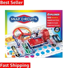 Elenco Jr. SC-100 Electronics Exploration Kit: 100+ STEM Projects for Ages 8+