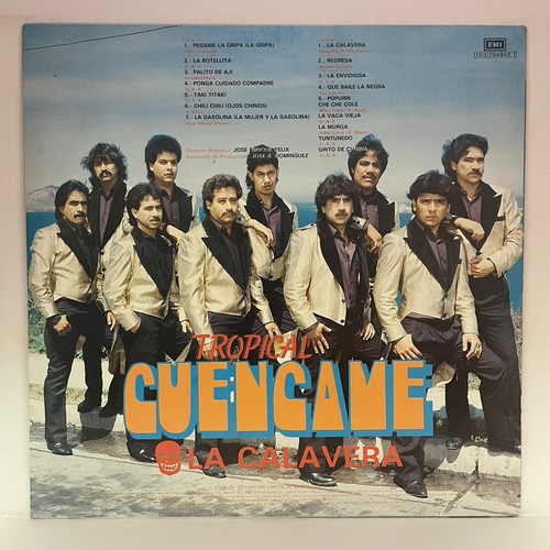 TROPICAL CUENCAME - LA CALAVERA - 1990 MEXICAN LP ALBUM, CUMBIA - Picture 2 of 4