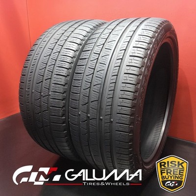 Set of 2 Tires Pirelli Scorpion Verde All Season XL 265/40R21 No Repairs #96325